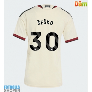 Billiga Manchester United Benjamin Sesko #30 Tredjeställ Dam 2026-27 Kortärmad